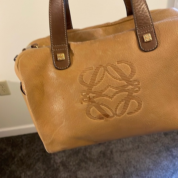 SOLD Vintage Loewe Satchel Bag - Picture 3 of 17